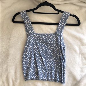 PACSUN basics cropped thick strap tank top